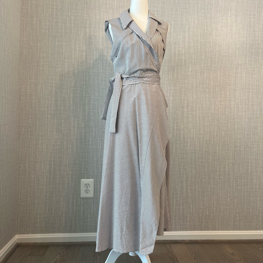 Diane von Furstenberg Charleigh Sleeveless Wrap Dress.